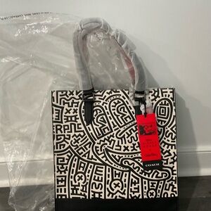 Coach Disney Mickey Mouse X Keith Haring Structured Tote